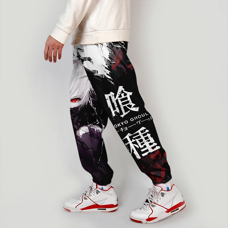 2023 ново Японското Аниме Tokyo Ghoul 3D Панталони За Джогинг Мъжки/Дамски Ежедневни Панталони Harajuku Спортни Панталони Kaneki Ken Костюми За cosplay