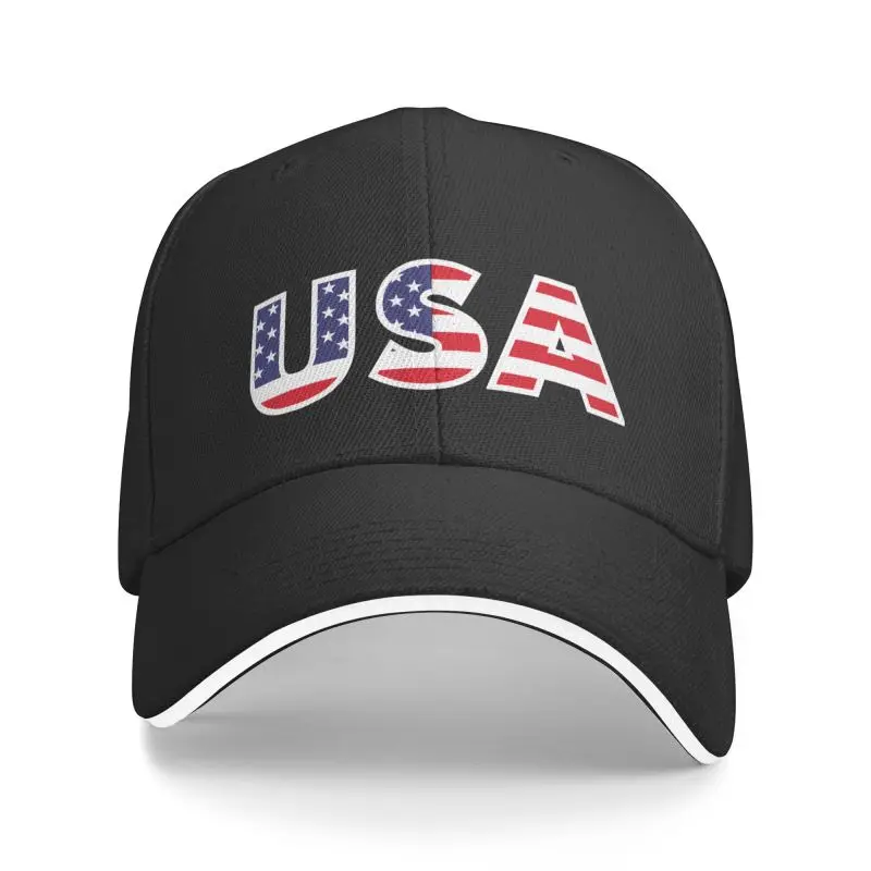 Бейзболна шапка с флага на Съединените Щати, Дамски Мъжки Персонални Регулируема Лятна Патриотическая шапка за възрастни, Гордостта на АМЕРИКА, Лятна шапка на татко