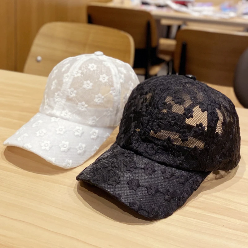 Окото на женската шапка, Лятна бейзболна шапка, модни солнцезащитная куха шапка, черна дишаща плажната солнцезащитная шапка, шапки за жени