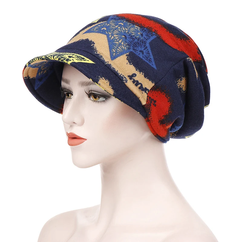 Пролетно ежедневни шапка-шал, шапка с двойно предназначение, червена шапка с козирка, панама, шапчица-бини, панама за жени