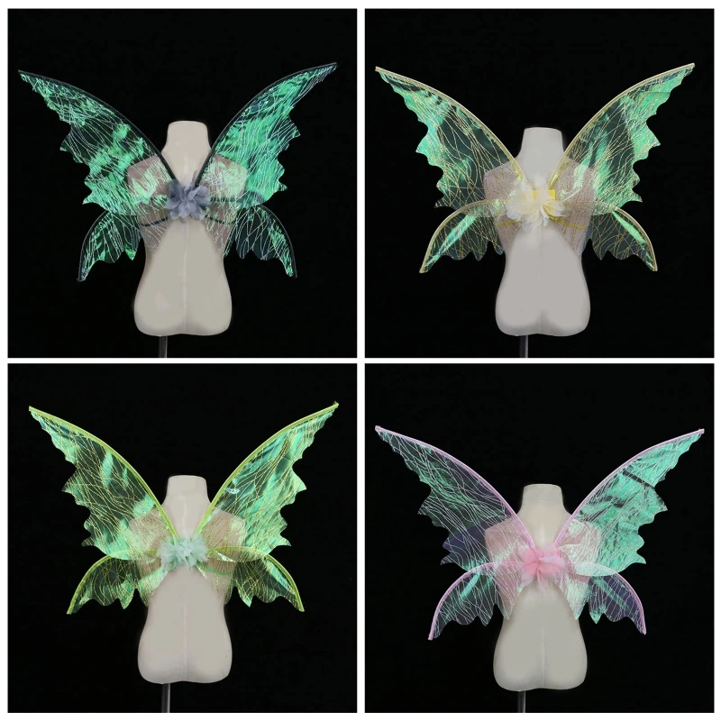 Сгъваеми крила феи-пеперуди за костюмированной парти в чест на рождения ден, на Хелоуин, от крило на Ангел за деца